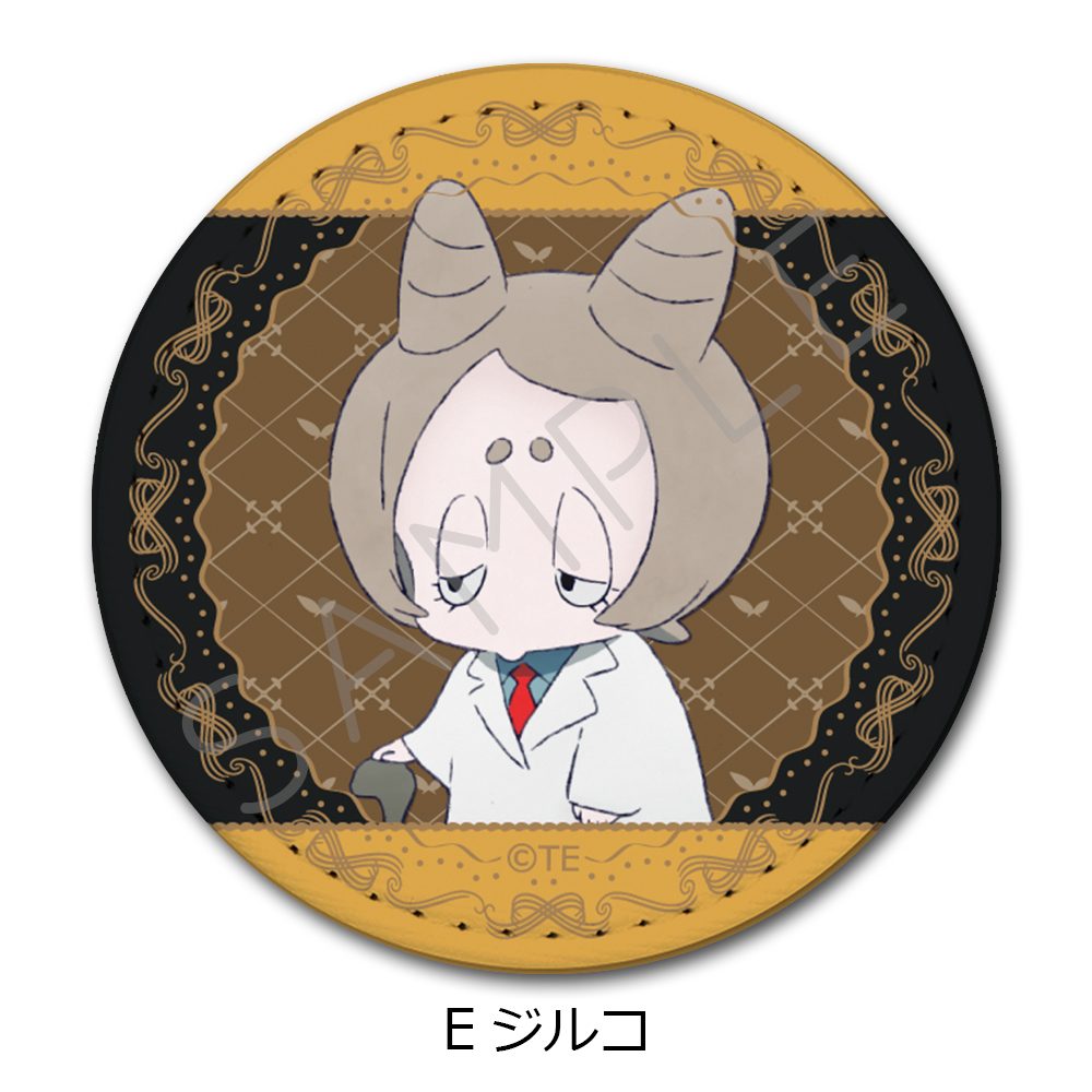 THE RIBBON HERO リボンヒーロー レザーバッジ E ジルコ ("The Ribbon Hero" Leather Badge E Zirco)