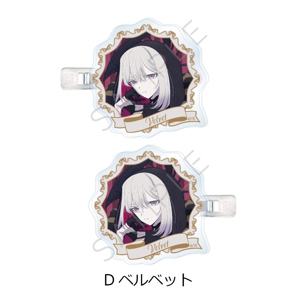 THE RIBBON HERO リボンヒーロー 前髪クリップ D ベルベット ("The Ribbon Hero" Bangs Clip D Velvet)