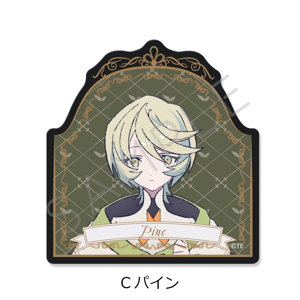 THE RIBBON HERO リボンヒーロー クリアカードステッカー C パイン ("The Ribbon Hero" Clear Card Sticker C Pine)