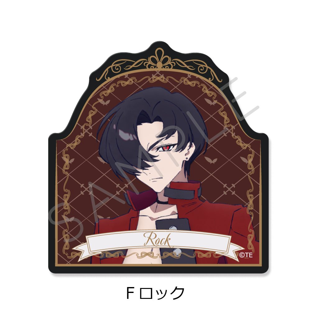 THE RIBBON HERO リボンヒーロー クリアカードステッカー F ロック ("The Ribbon Hero" Clear Card Sticker F Rock)