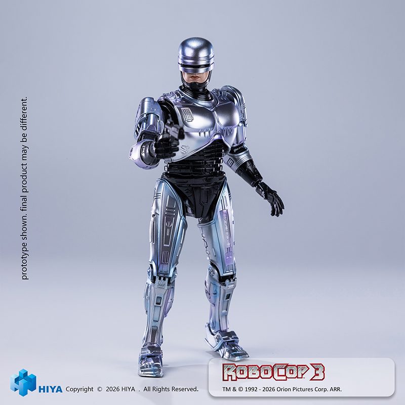 HIYA エクスクイジット・スーパーシリーズ 1/12スケール ロボコップ3 ロボコップ アクションフィギュア (HIYA EXQUISITE SUPER Series 1/12 Scale "RoboCop 3" RoboCop Action Figure)