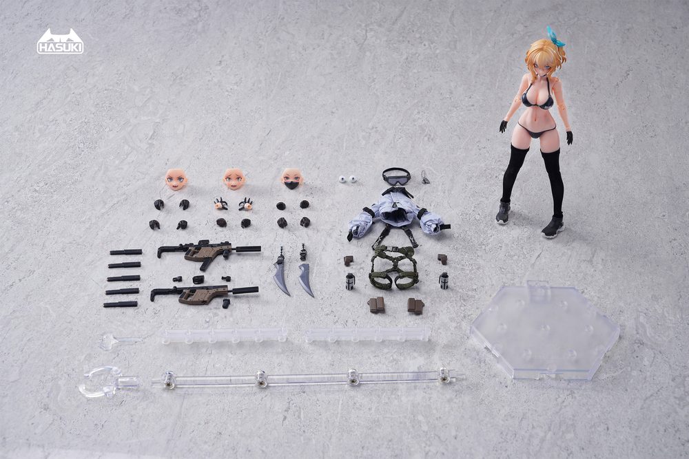 HASUKI POCKET ART シリーズ PA012 CARDINAL BLADE(カーディナル・ブレード)メリナ 1/12スケール可動フィギュア (HASUKI POCKET ARTS SERIES PA012 CARDINAL BLADE MERINA 1/12 SCALE ACTION FIGURE)