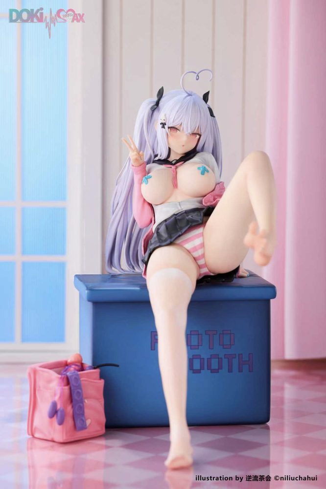 DOKIMAX 逆流茶会 朱鷺咲澪-プリくラ 1/6スケール 塗装済完成品 (DOKIMAX NILIUCHAHUI TOKISAKI MIO PRINT CLUB 1/6 SCALE FIGURE)