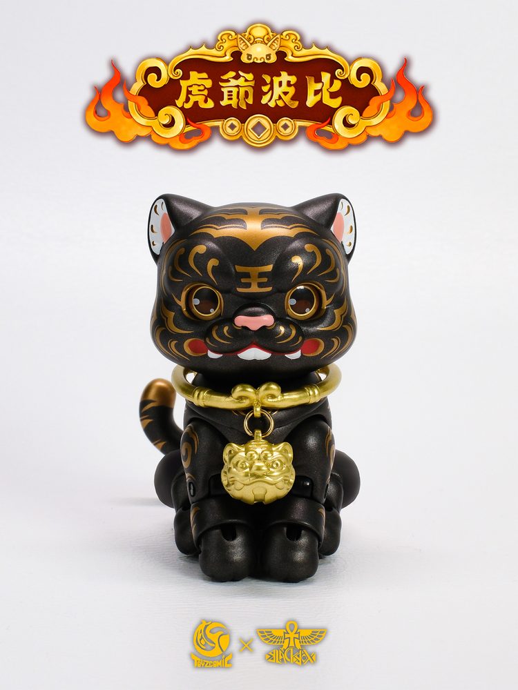 TOYSCOMIC×BLACKBOX 虎爺(フーイエ)ボビイ ノンスケール 可動フィギュア(ブラック) (TOYSCOMIC x BLACKBOX HU YE BOBBIE NON-SCALE ACTION FIGURE (BLACK))