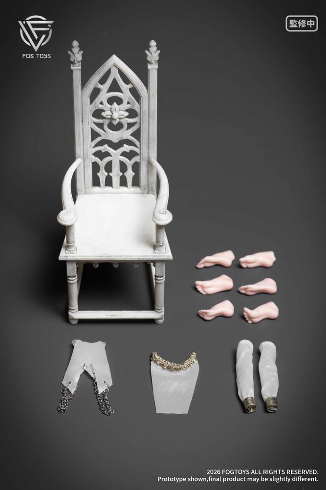FOGTOYS 01Aup シスターエイラ 1/12スケール可動フィギュア専用オプションパーツセット (FOGTOYS 01AUP OPTIONAL PART SET FOR SISTER EIRA 1/12 SCALE ACTION FIGURE)