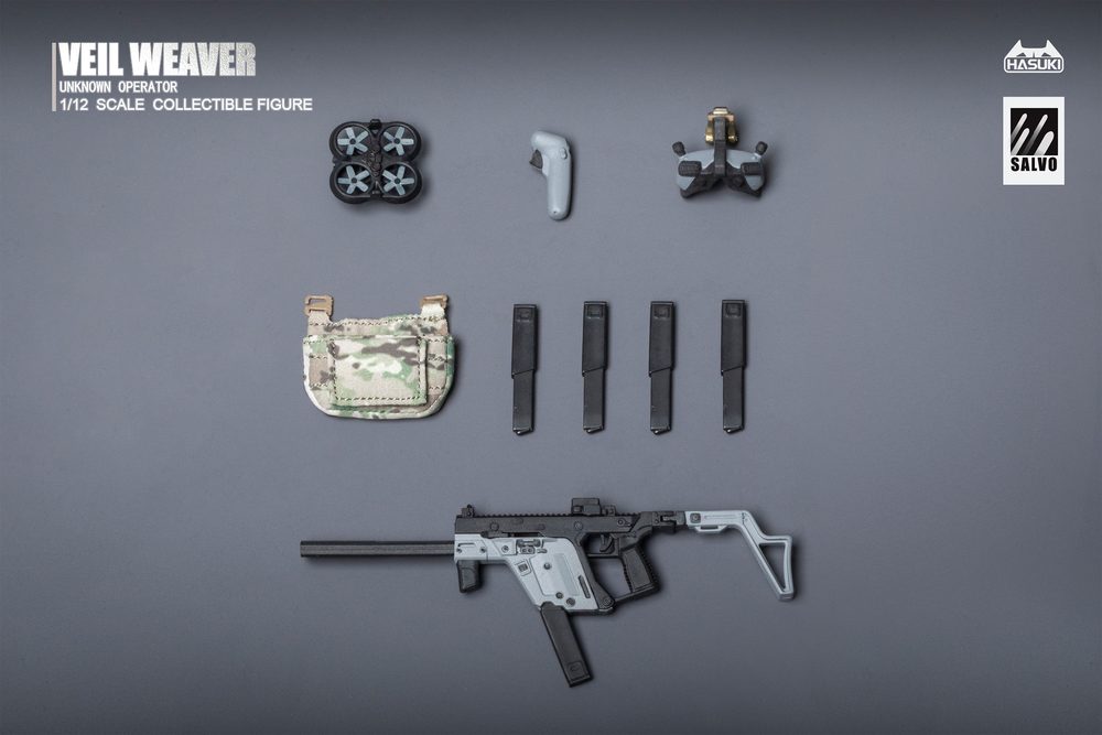 HASUKI WM-07 1/12スケール 偵察強化装備セット (HASUKI WM-07 1/12 SCALE ENHANCED RECON EQUIPMENT SET)