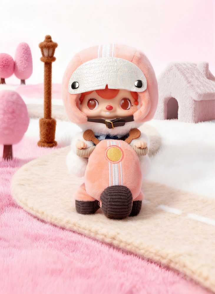 52TOYS POUKAPOUKA 愛しのバイク ぬいぐるみ (52TOYS POUKAPOUKA Beloved Little Motorcycle Vinyl Plush)