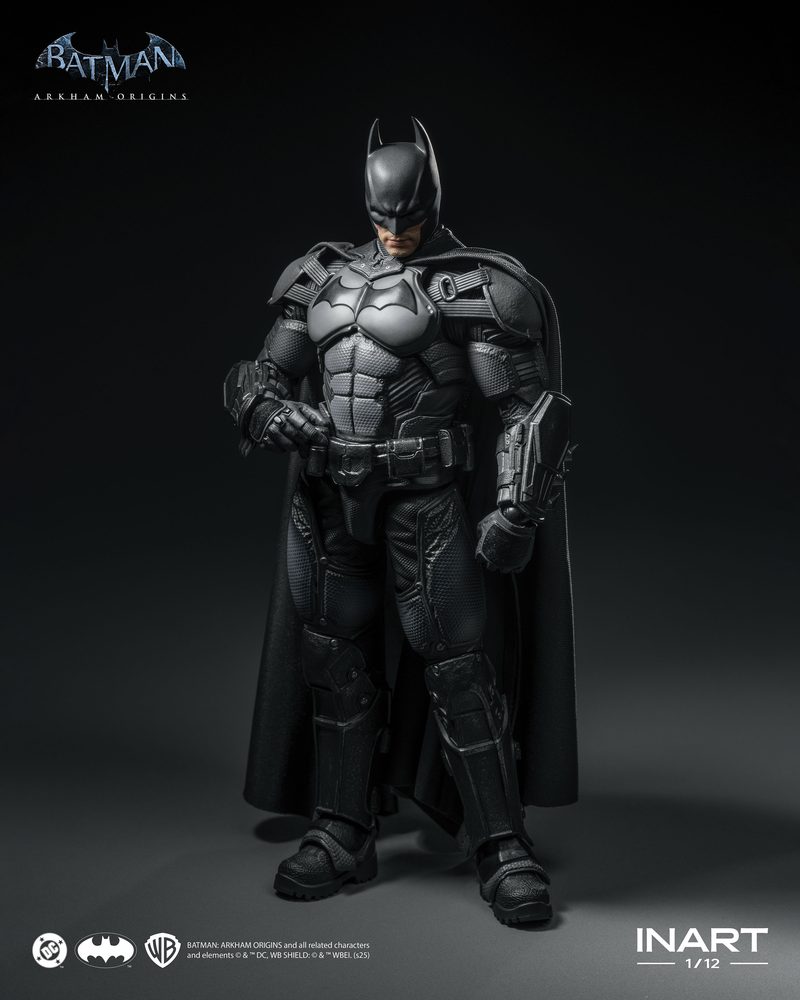 バットマン(バットマン:アーカム・ビギンズ) 1/12スケール アクションフィギュア ("Batman: Arkham Origins" Batman (Batman: Arkham Origins) 1/12 Scale Action Figure)