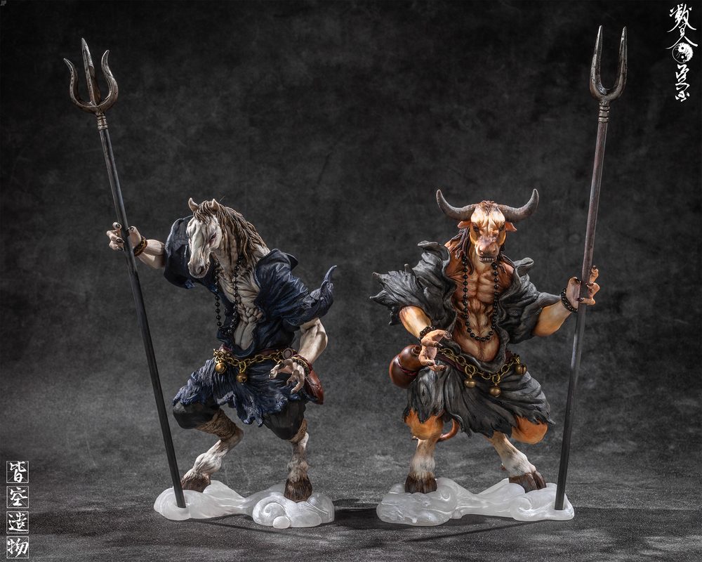 NIHILITY CREATION 牛頭馬頭 ノンスケールレジンスタチュー (NIHILITY CREATION OX-HEAD AND HORSE-FACE NON SCALE RESIN STATUE)