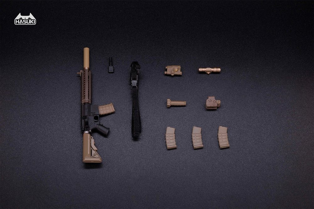 HASUKI WM-04A 1/12スケール MK18 装備セット(ゴールド) (HASUKI WM-04A 1/12 SCALE MK18 EQUIPMENT SET (GOLD))