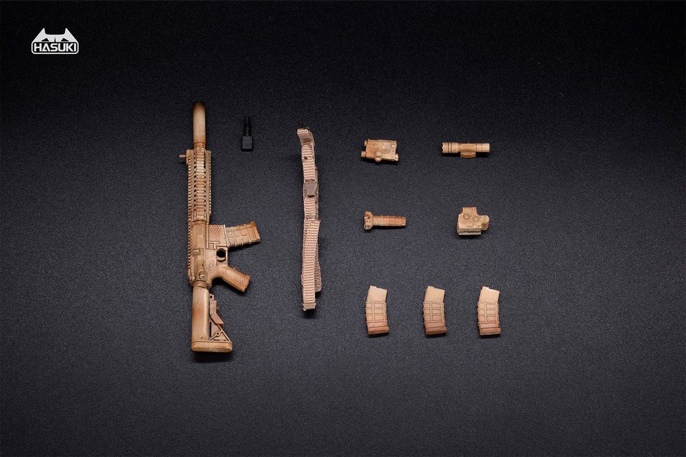 HASUKI WM-04C 1/12スケール MK18 装備セット(迷彩) (HASUKI WM-04C 1/12 SCALE MK18 EQUIPMENT SET (CAMOUFLAGE))