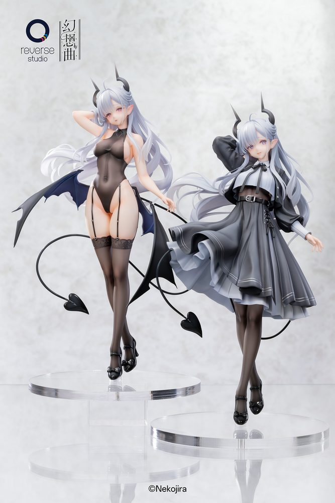 Reverse Studio ファンタジアシリーズ ティア サキュバス見習生Ver. 普段着&インナーウェア 1/6スケール塗装済完成品フィギュア (REVERSE STUDIO FANTASIA SERIES THEA THE APPRENTICE SUCCUBUS VER. CASUAL WEAR & INNER WEAR 1/6 SCALE FIGURE SET OF TWO)