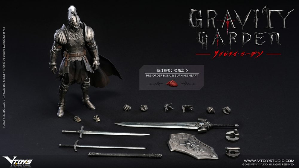 VTOYS GRAVITY GARDENシリーズ 銀月の騎士(シルバームーン・ナイト) 1/12スケール可動フィギュア (VTOYS GRAVITY GARDEN SERIES SILVERMOON KNIGHT 1/12 SCALE ACTION FIGURE)