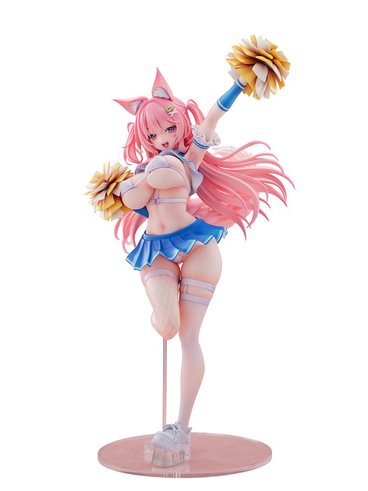 やたぬき圭氏オリジナルキャラクター ケモミミチアガール illustration by やたぬき圭 (Kei Yatanuki Original Character Kemomimi Cheerleader Illustration by Kei Yatanuki)