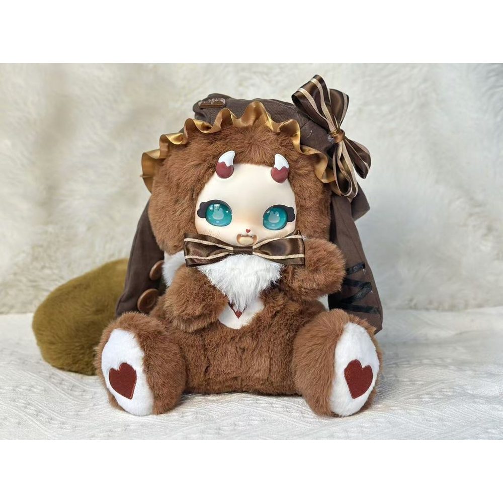 Tutulong Boboco 500% ぬいぐるみ メープルキャップ猫 (TUTULONG BOBOCO 500% - MAPLE CAP KITTEN PLUSH TOY)