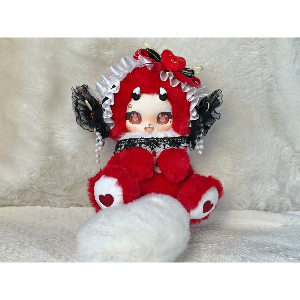 Tutulong Boboco 500% ぬいぐるみ レッドハート猫 (TUTULONG BOBOCO 500% - RED HEART CAT PLUSH TOY)