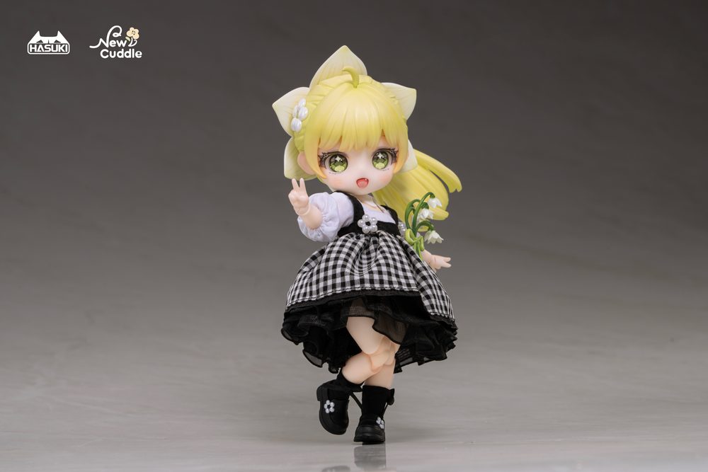 HASUKI New Cuddle シリーズ NF-001 FIORI(フィオリ) 1/12スケールデフォルメドール (HASUKI NEW CUDDLE SERIES NF-001 FIORI 1/12 SCALE DEFORMED DOLL)