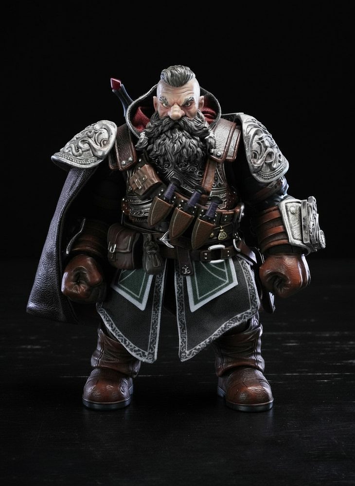 Star and Sail Studio Eternal Expedition Dwarf Assassin Verdred Anvil(ヴァードレッド・アンビル) 1/12スケール可動フィギュア (STAR AND SAIL STUDIO ETERNAL EXPEDITION DWARF ASSASSIN VERDRED ANVIL 1/12 SCALE ACTION FIGURE)