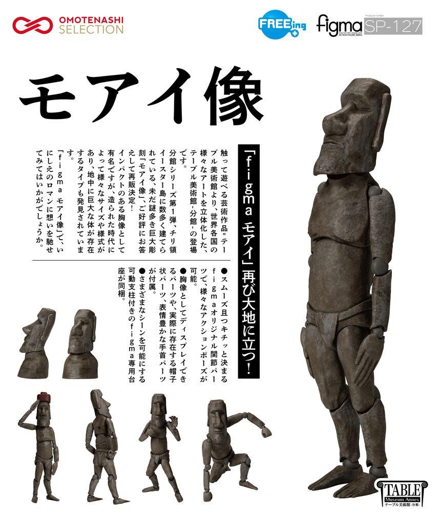 figma テーブル美術館-分館- モアイ像 (figma The Table Museum -Annex- Moai)