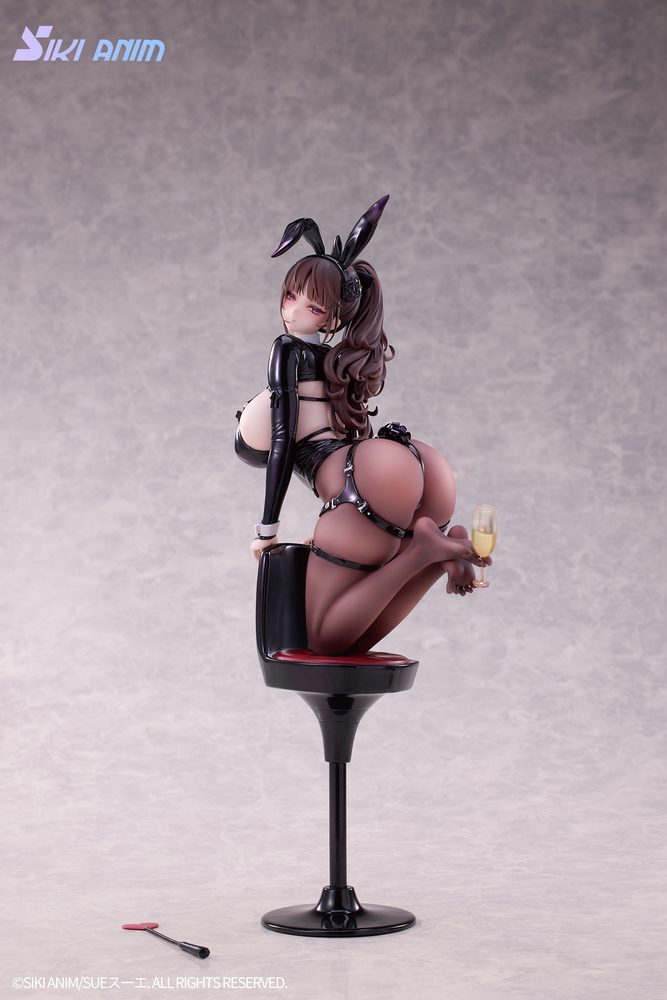 Siki Anim シャンパンとバニーガール・ローゼ 1/6スケール塗装済完成品フィギュア(黒ストッキングVer.) 通常版 (SIKI ANIM CHAMPAGNE AND BUNNY GIRL ROSE 1/6 SCALE FIGURE (BLACK STOCKINGS) NORMAL EDITION)