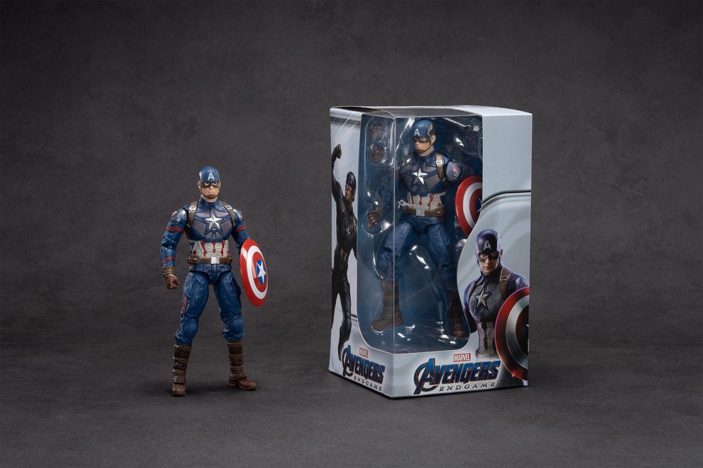 ニューキャプテンアメリカ(7インチ Cシリーズ、プラスチックスタンド付き) (New Captain America (7-inch C Series with Plastic Holder))