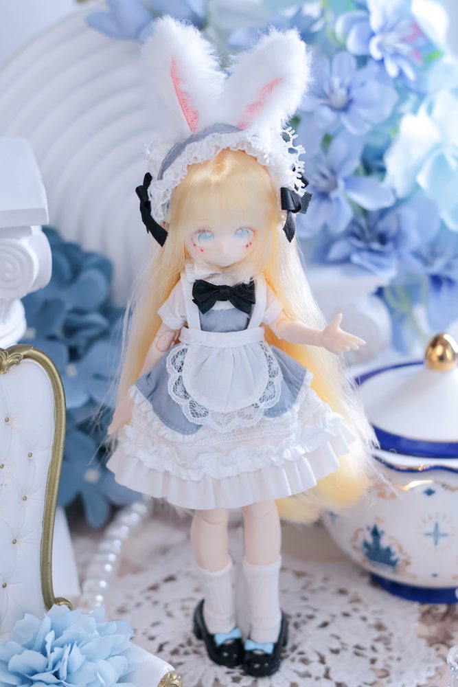 momotale ウサギちゃんのお茶会シリーズ MJD(メカニカルジョイントドール) (MOMOTALE FLUFFY RABBIT'S TEA PARTY SERIES MJD (MECHANICAL JOINT DOLL))