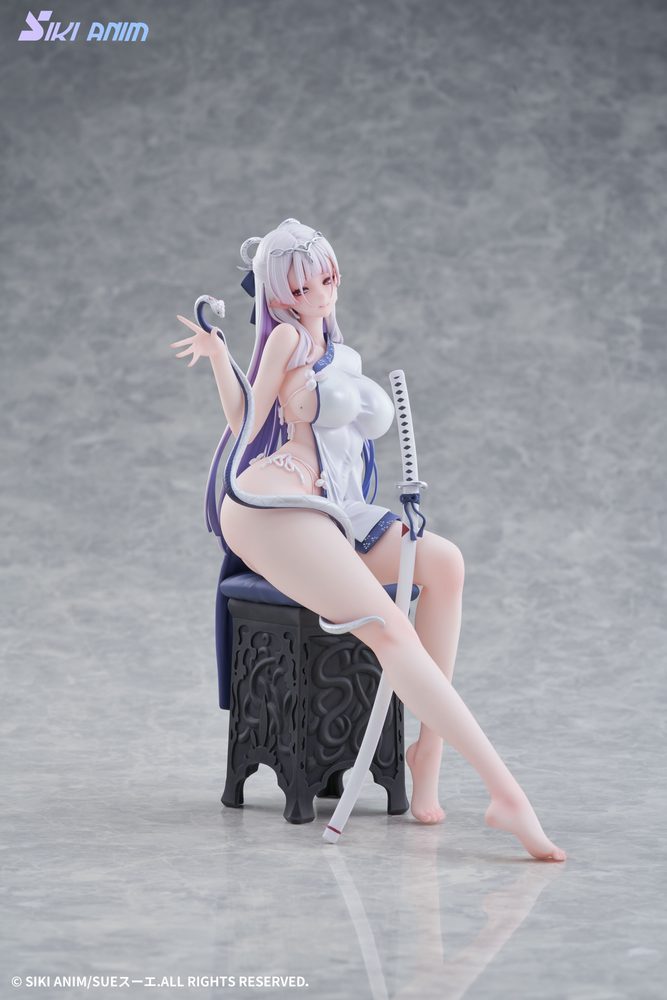 Siki Anim 靑白蛇のイロ 1/7スケール塗装済完成品フィギュア 通常版 (SIKI ANIM THE COLOR OF THE BLUE-WHITE SNAKE 1/7 SCALE FIGURE NORMAL EDITION)