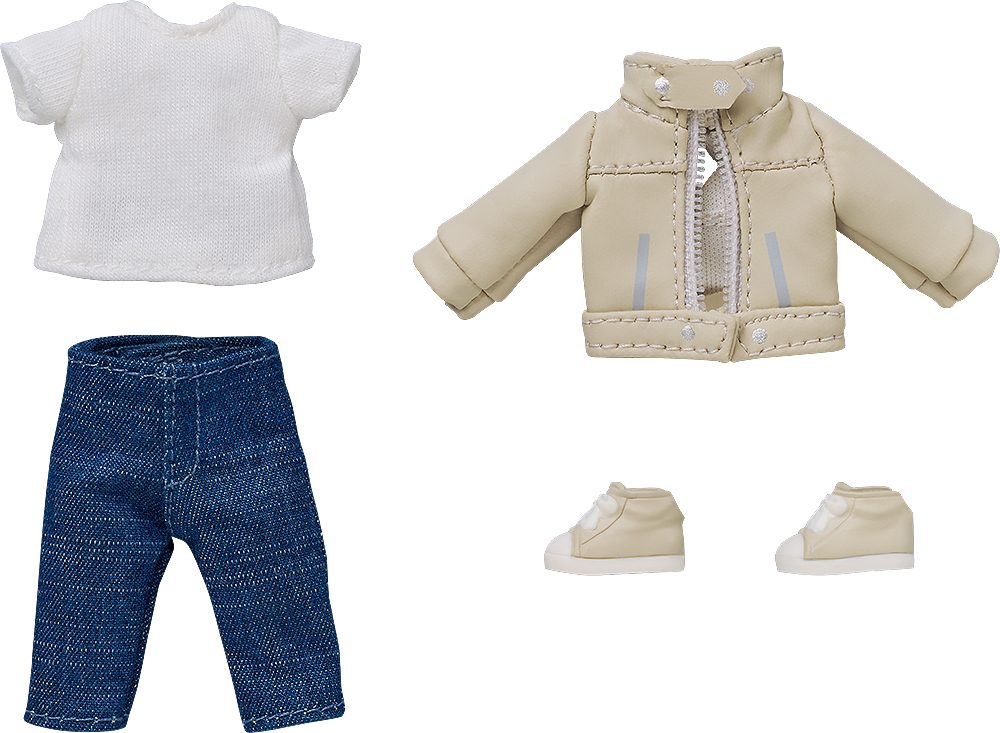 ねんどろいどどーる おようふくセット ライダースジャケット(アイボリー) (Nendoroid Doll Outfit Set Leather Jacket (Ivory))