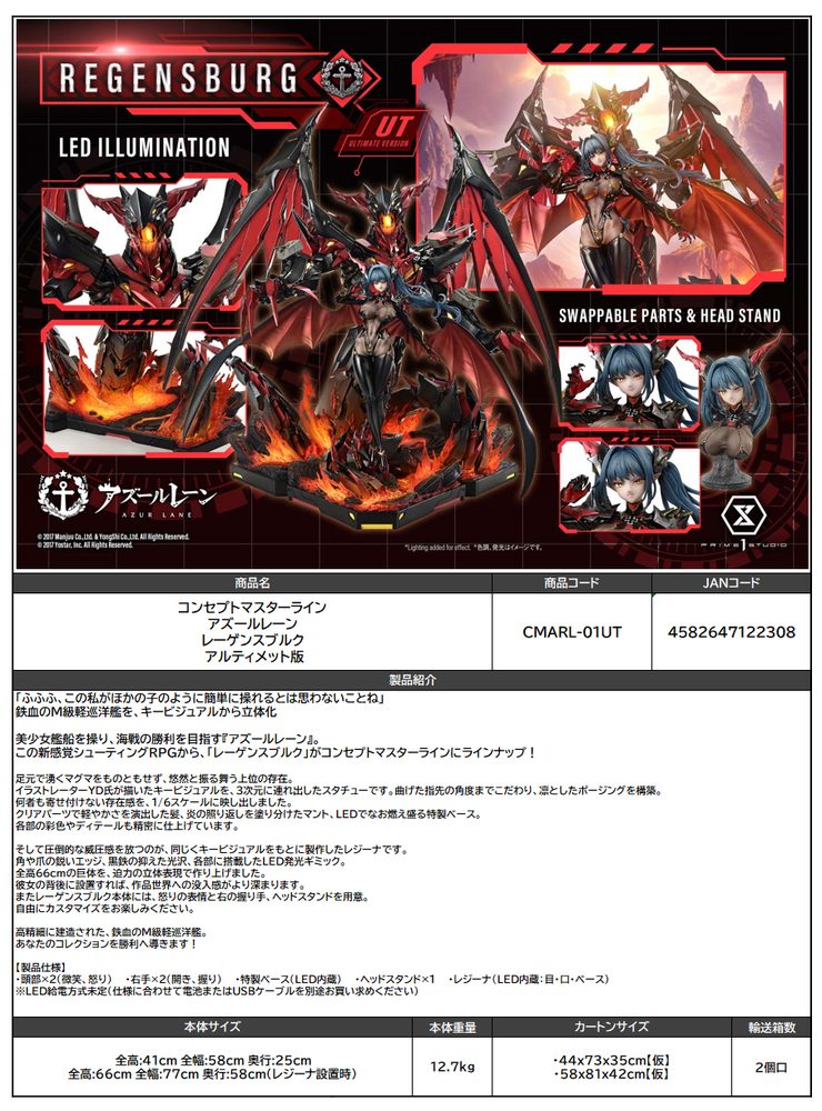 コンセプトマスターライン アズールレーン レーゲンスブルク アルティメット版 (Concept Masterline "Azur Lane" Regensburg Ultimate Version)