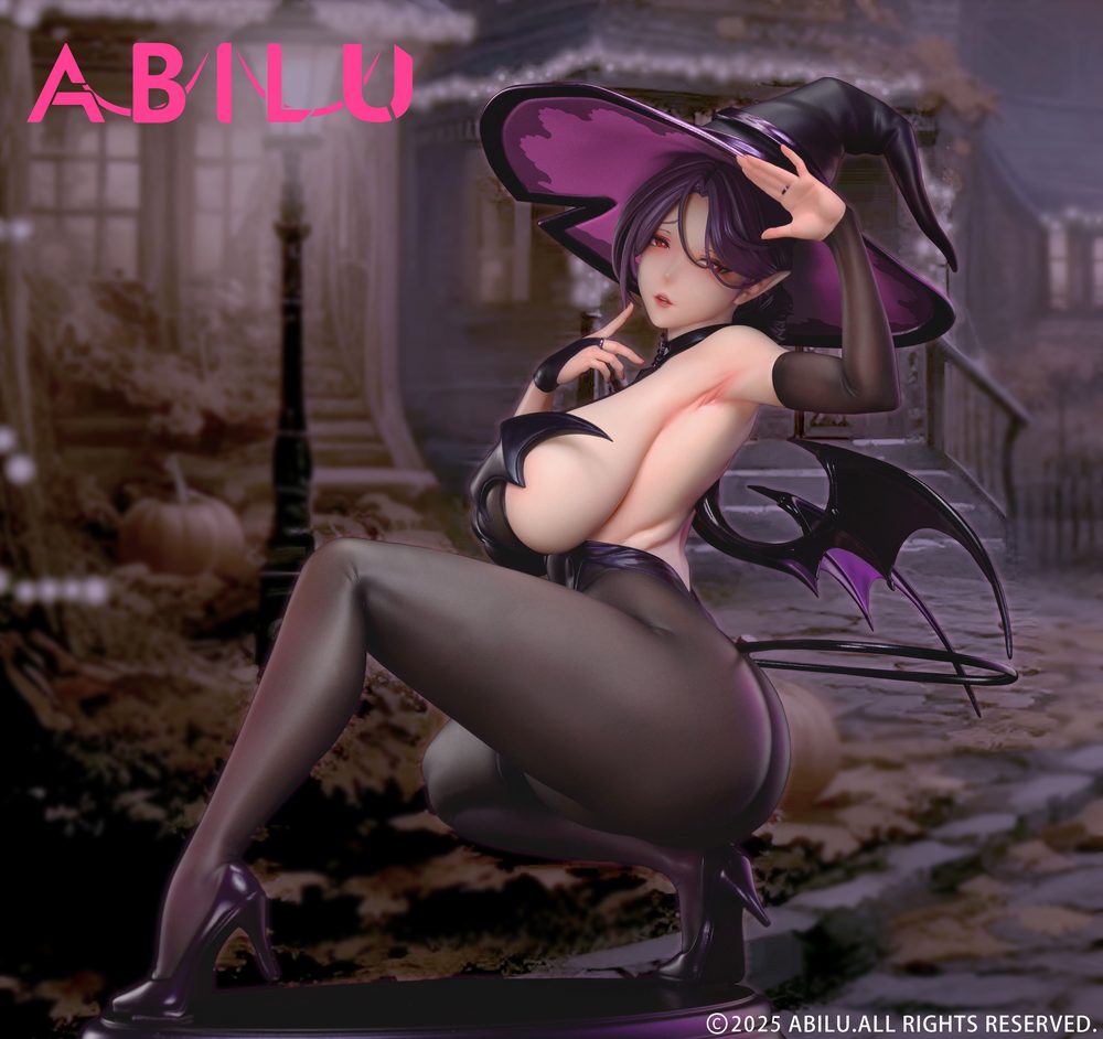 ABILU Design Molly(モリー)のお着替えタイム 魔女Ver. 1/4スケール塗装済完成品フィギュア (ABILU DESIGN MOLLY'S DRESSING TIME WITCH VER. 1/4 SCALE FIGURE)