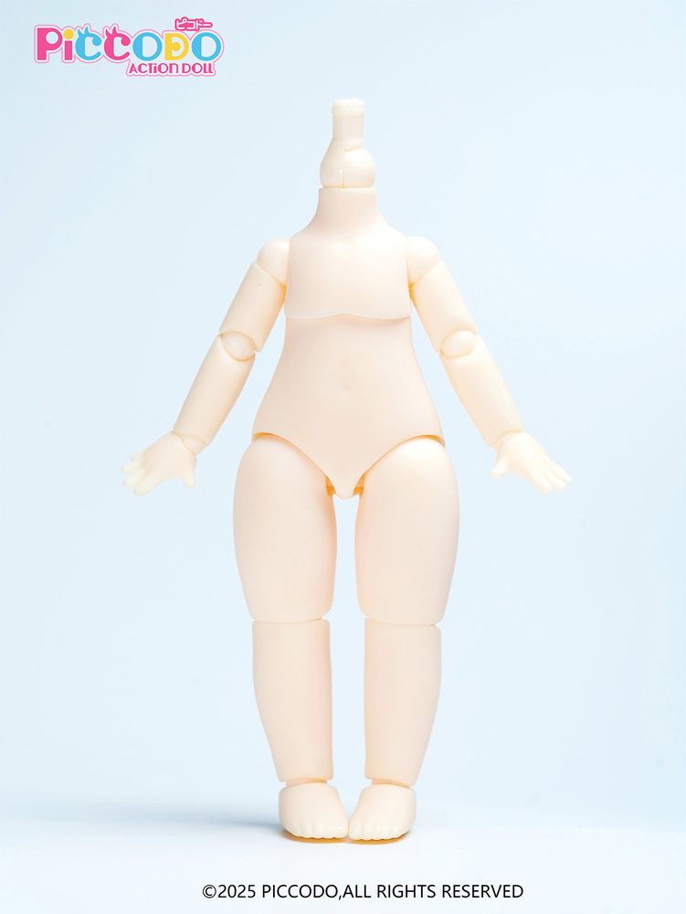 PICCODO CHUBBY BODY デフォルメドールボディ PIC-D006CW クリームホワイト (PICCODO CHUBBY DOLL BODY PIC-D006CW CREAM-WHITE)