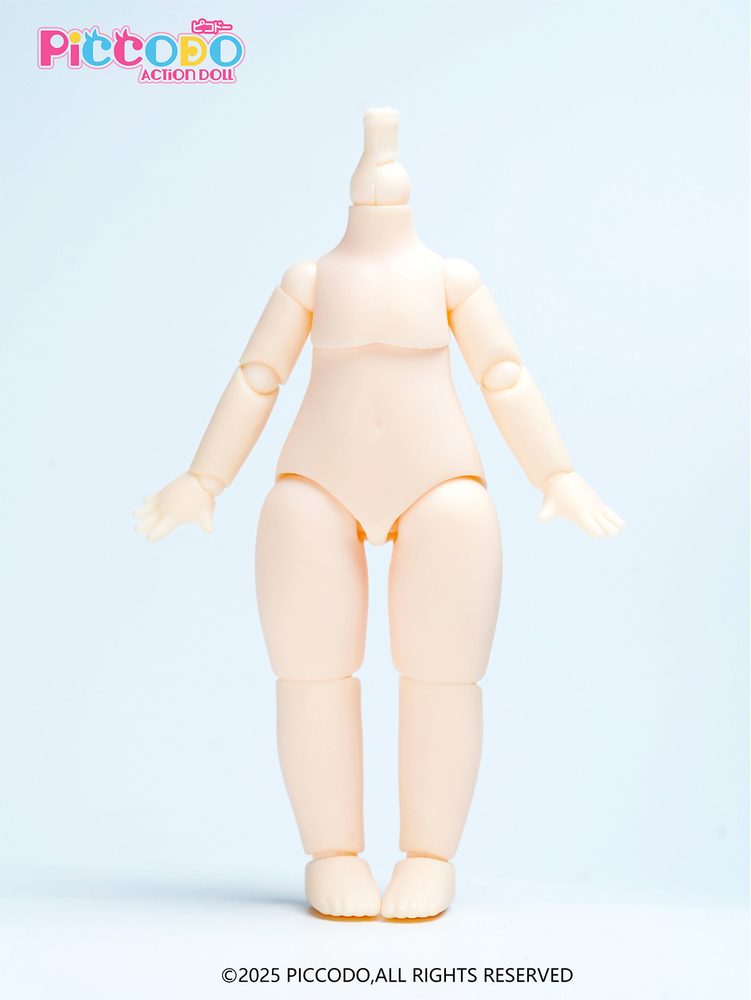PICCODO CHUBBY BODY デフォルメドールボディ PIC-D006D ドールホワイト (PICCODO CHUBBY DOLL BODY PIC-D006D DOLL-WHITE)