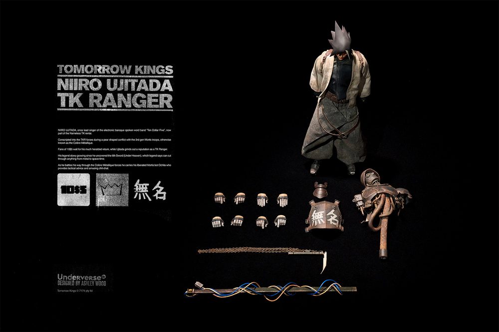 Underverse TOMORROW KINGS(トゥモローキングス) TK RANGER NIIRO UJITADA 1/6スケール可動フィギュア (UNDERVERSE TOMORROW KINGS TK RANGER NIIRO UJITADA 1/6 SCALE ACTION FIGURE)