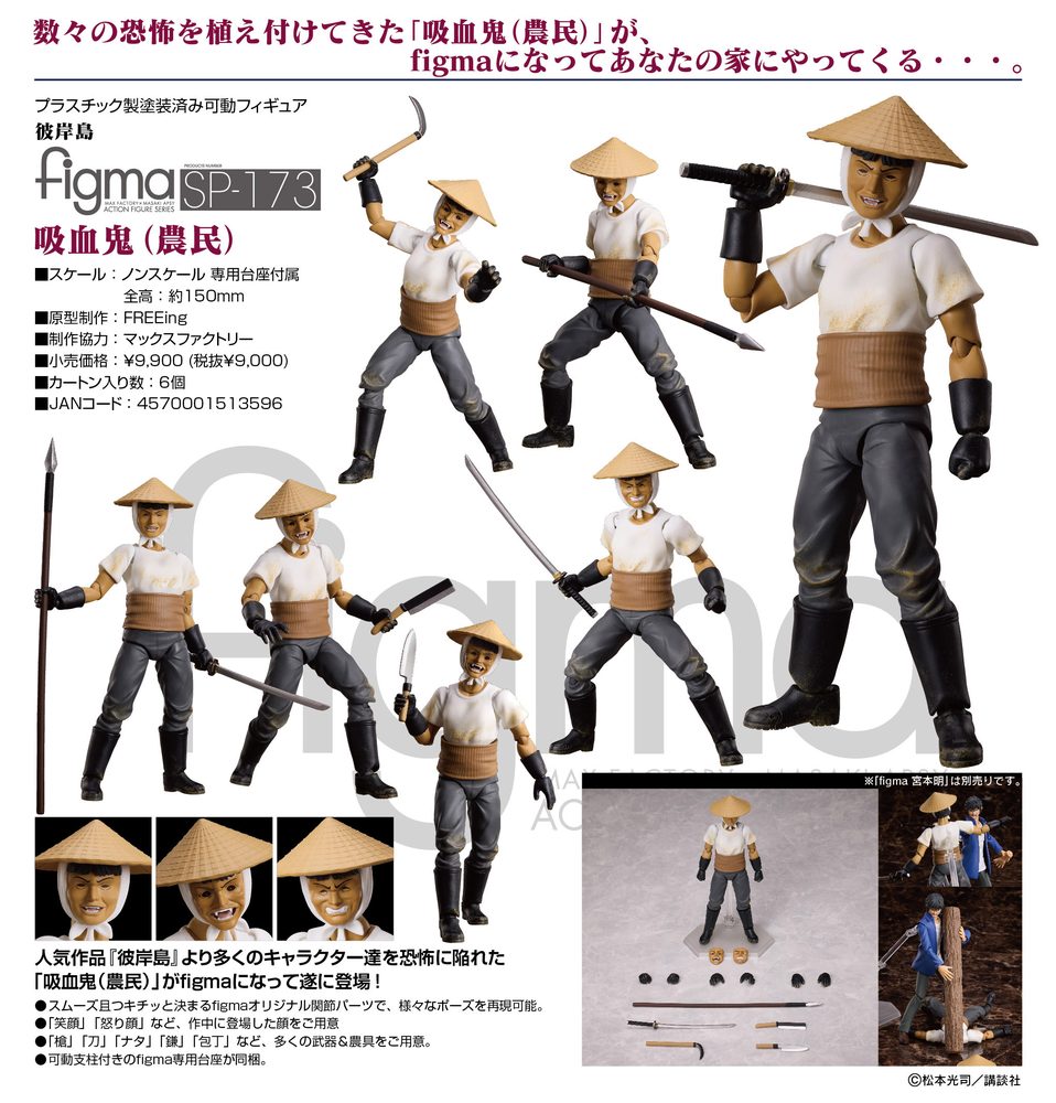figma 彼岸島 吸血鬼(農民) (figma "Higanjima" Vampire (Farmers))
