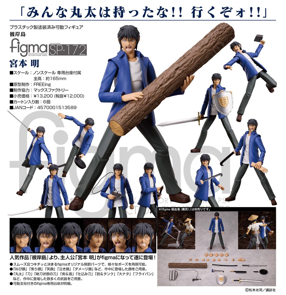 figma 彼岸島 宮本明 (figma "Higanjima" Miymato Akira)