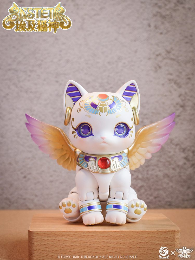 TOYSCOMIC×BLACKBOX Bastet(バステト)ノンスケール 可動フィギュア(ホワイト) (TOYSCOMIC x BLACKBOX BASTET NON-SCALE ACTION FIGURE (WHITE))