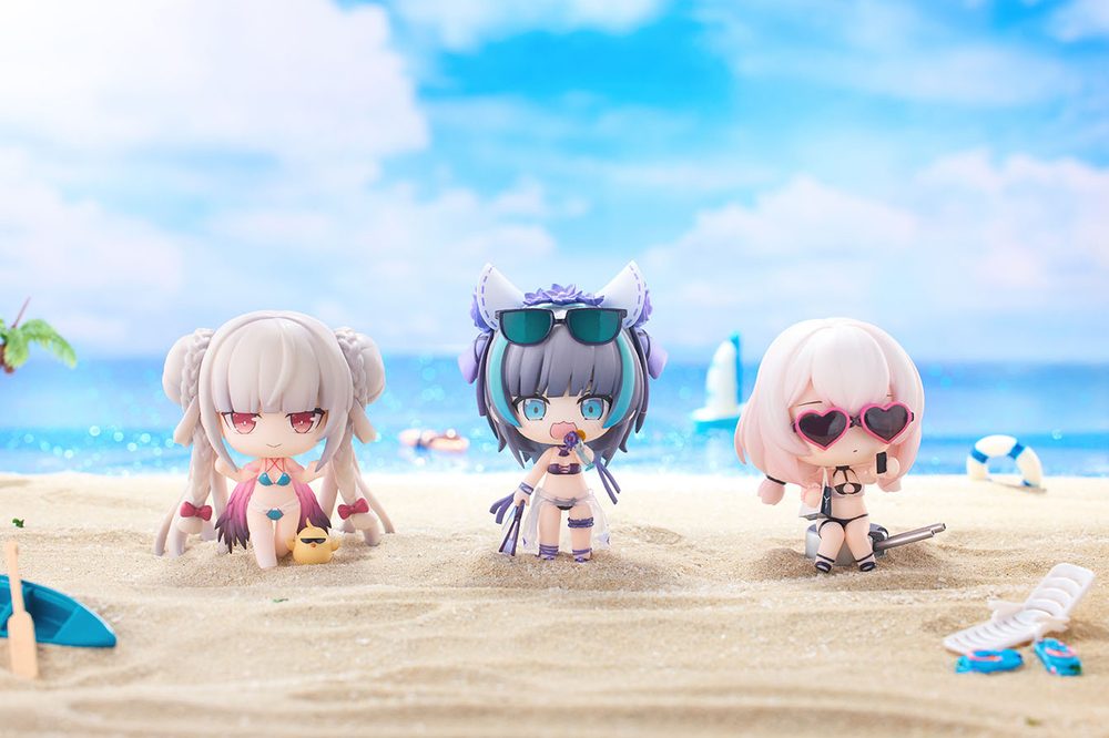 HanaBee Azur Lane 夏の水着Q版フィギュア Vol.2 3体セット (HanaBee "AZUR LANE" SWIM SUIT CHIBI FIGURE VOL. 2 SET OF THREE)