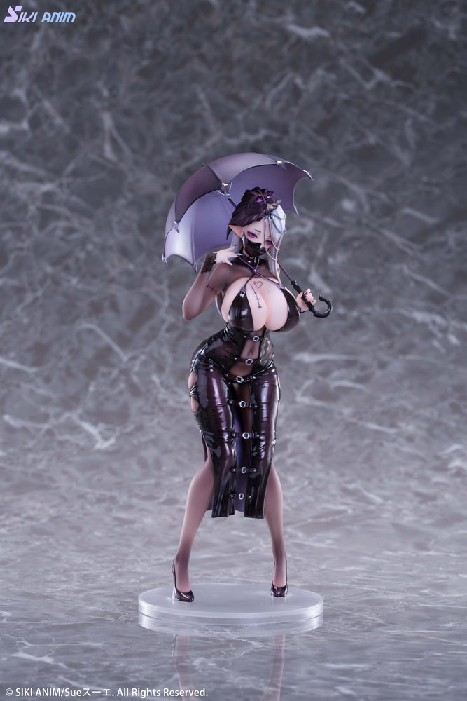 Siki Anim 未亡人 キリエ 1/7スケール塗装済完成品フィギュア 通常版 (SIKI ANIM WIDOW KYRIE 1/7 SCALE FIGURE NORMAL EDITION)