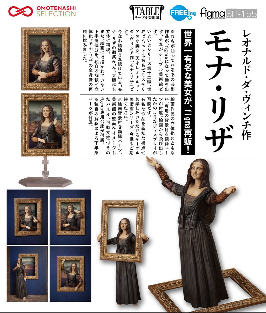figma テーブル美術館 レオナルド・ダ・ヴィンチ作 モナ・リザ (figma The Table Museum Mona Lisa by Leonardo da Vinci)