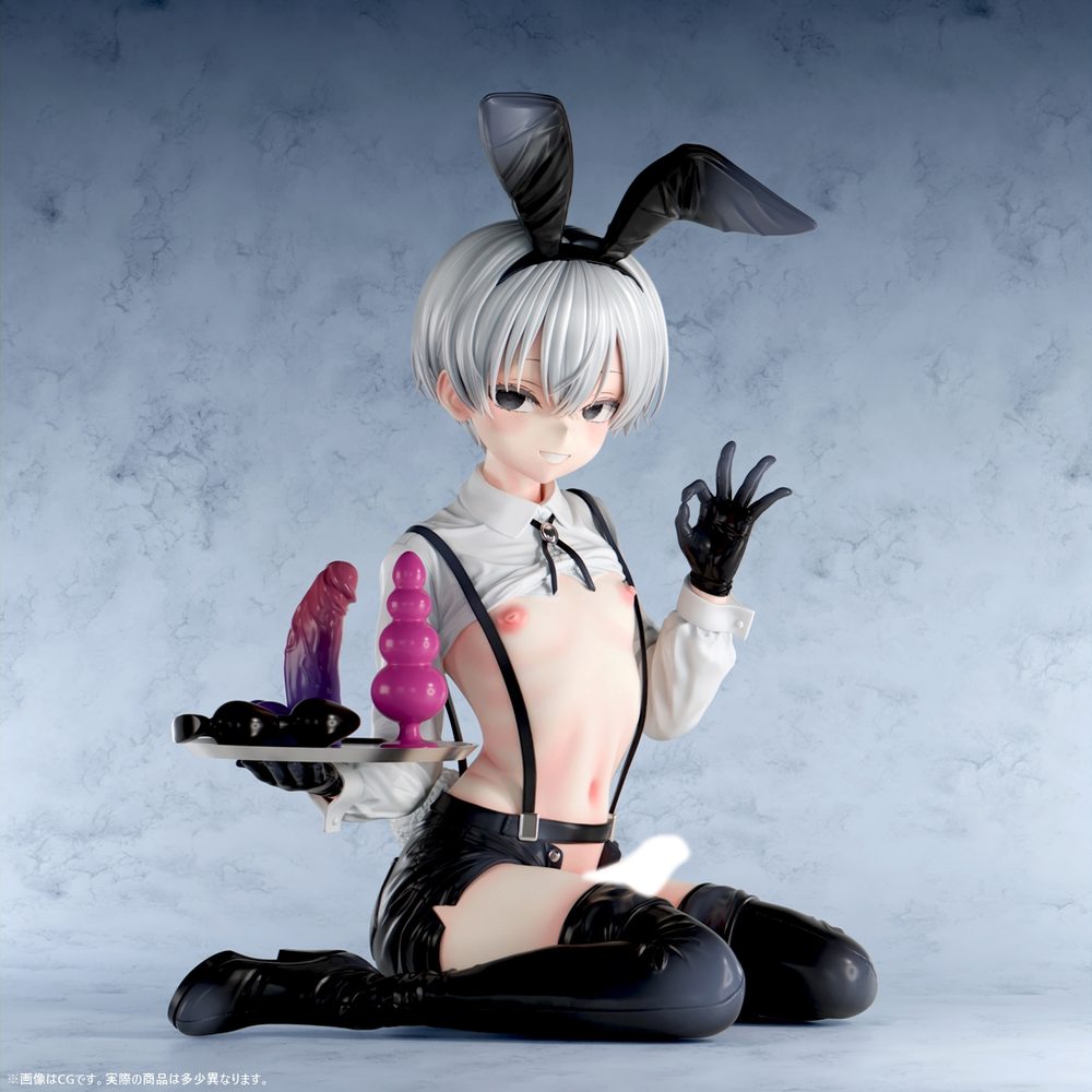 肉感美少年 玩具屋さんの看板バニー 朔夜 1/4スケール (Nikukan Pretty Boy Toy Store Poster Bunny Sakuya 1/4 Scale)