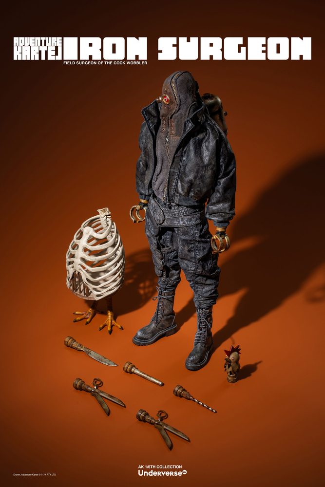 Underverse Adventure Kartel(アドベンチャーカルテル) The Iron Surgeon(ザアイアンサージョン) 1/6スケール可動フィギュア (UNDERVERSE ADVENTURE KARTEL THE IRON SURGEON 1/6 SCALE ACTION FIGURE)