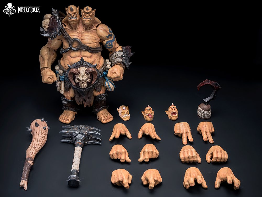 Mety toyz 冒険者の世界 クラッシャー オーガ ノンスケール可動フィギュア イエロー (METY TOYZ THE WORLD OF ADVENTURERS CRUSHER OGRE NON SCALE ACTION FIGURE YELLOW)