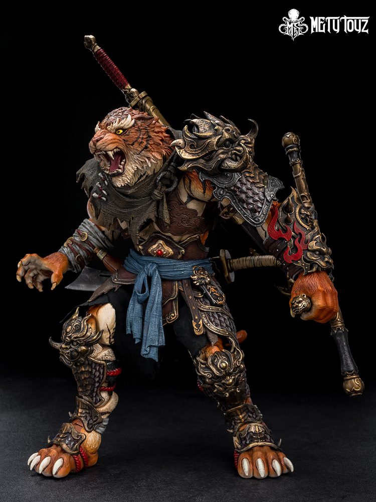 Mety toyz 冒険者の世界シリーズ タイガー・ヴァンガード 金山郡 1/10スケール可動フィギュア (METY TOYZ ADVENTURER'S WORLD SERIES TIGER VANGUARD JINSHAN JUN 1/10 SCALE ACTION FIGURE)