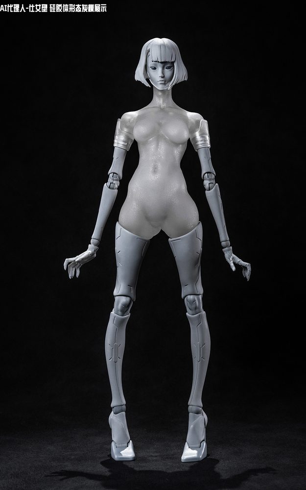 骨殻工房 GK01FEC3 AI代理人 仕女型C3 着色Ver. 1/12スケール 可動フィギュア素体 (GUKE GONG FANG GK01FEC3 AI AGENT MAIDEN TYPE C3 COLORED VER. 1/12 ACTION FIGURE BODY)
