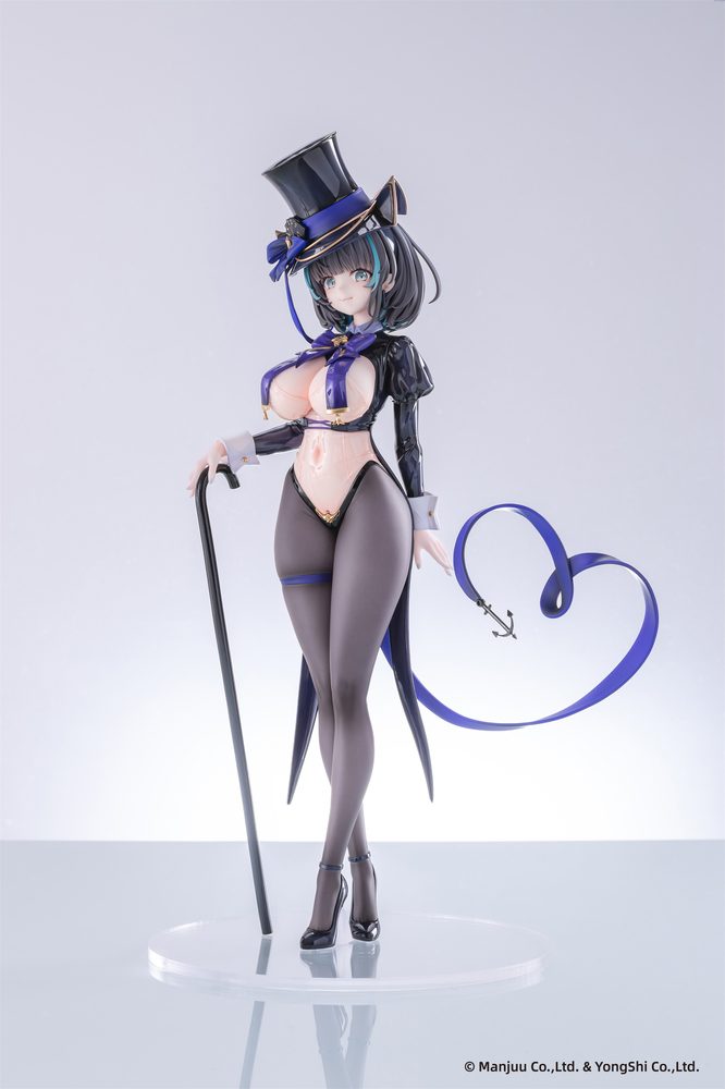 AniGame アズールレーン チェシャー ファンシー・ナイトドリームVer. 1/6スケール塗装済完成品フィギュア (ANIGAME "AZUR LANE" CHESHIRE THE CAT IN THE MAGIC HAT VER. 1/6 SCALE FIGURE)