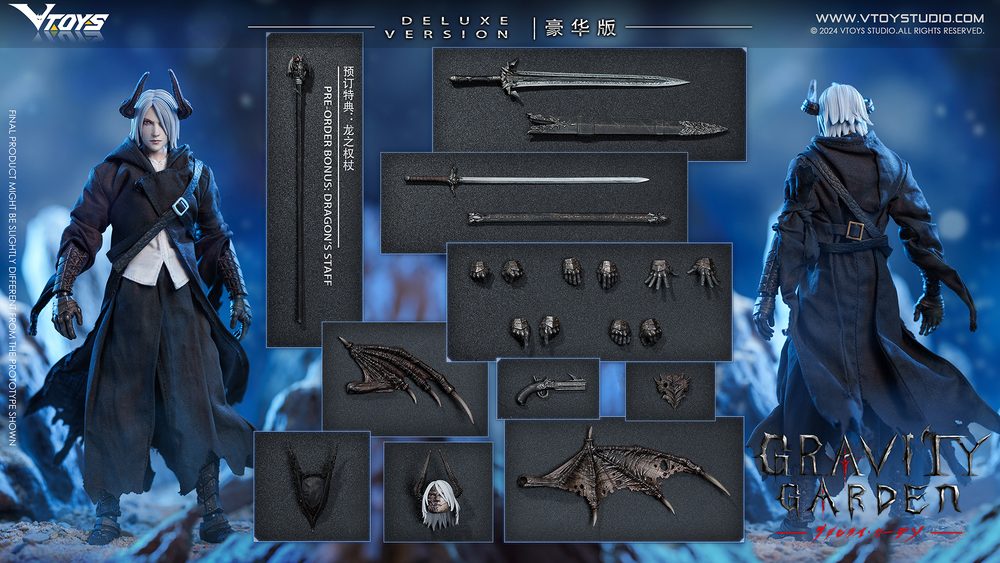 VTOYS GRAVITY GARDENシリーズ HUNTER OF DRAGONFYRE(ハンターオブドラゴンファイア) 1/12スケール可動フィギュア 豪華版 (VTOYS GRAVITY GARDEN SERIES HUNTER OF DRAGONFYRE 1/12 SCALE ACTION FIGURE DELUXE VERSION)