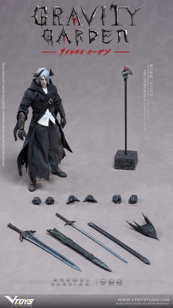 VTOYS GRAVITY GARDENシリーズ HUNTER OF DRAGONFYRE(ハンターオブドラゴンファイア) 1/12スケール可動フィギュア 通常版 (VTOYS GRAVITY GARDEN SERIES HUNTER OF DRAGONFYRE 1/12 SCALE ACTION FIGURE NORMAL VERSION)