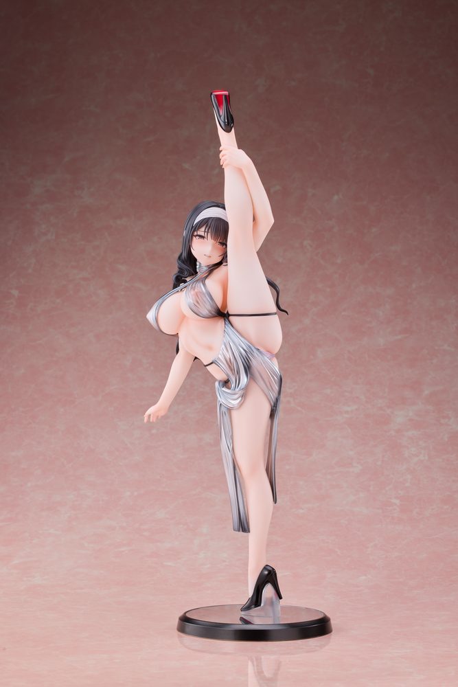 PartyLook 夏川黒羽 パーティドレスVer. 1/4.5スケール塗装済完成品フィギュア 豪華版(グレードレス) (PARTYLOOK Natsukawa Kuroba Party Dress Ver. 1/4.5 SCALE FIGURE DELUXE EDITION (GREY DRESS))
