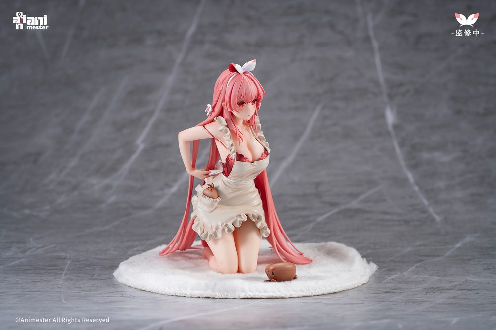 AniMester 白いウサギRosu エプロンVer. 1/7スケール塗装済完成品フィギュア (ANIMESTER WHITE RABBIT ROSU APRON VER. 1/7 SCALE FIGURE)
