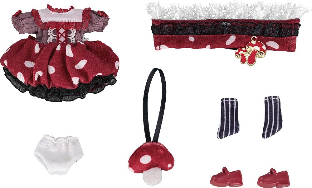 ねんどろいどどーる おようふくセット キノコ:Girl(レッド) (Nendoroid Doll Outfit Set Mushroom - Girl (Red))